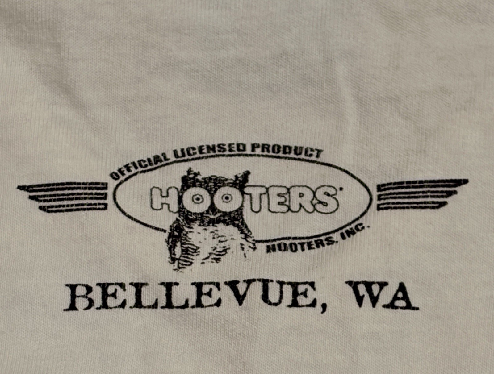 Vintage 90s Hooters MVP Style Uniform Fashion Victim T Shirt Small Long Sleeve
