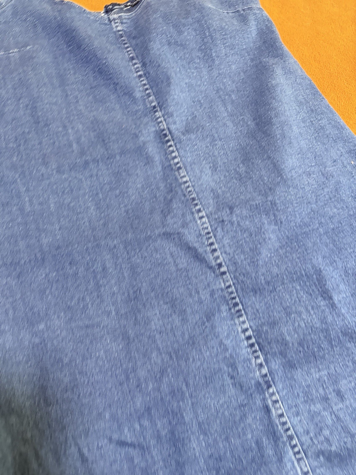 Adorable Vintage Y2K Stretch Denim Spaghetti Strap Shortie Sundresses Med-Lg