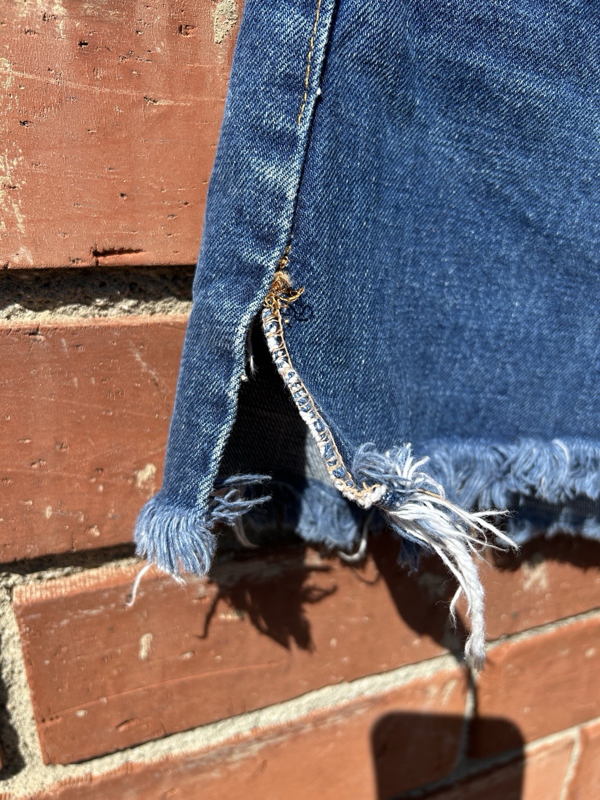 True Vintage 505’s Levi’s Big “E” Denim Cutoffs/ 505 -0217 /Late 60’s Early 70’s