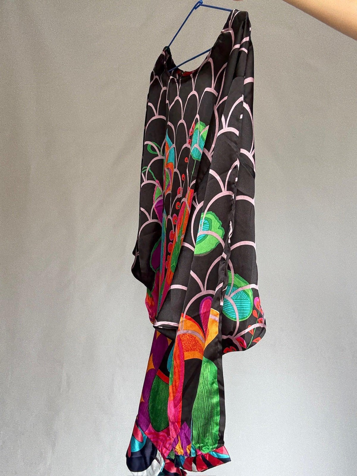 Desigual tunic top with psychedelic floral print US letter size L