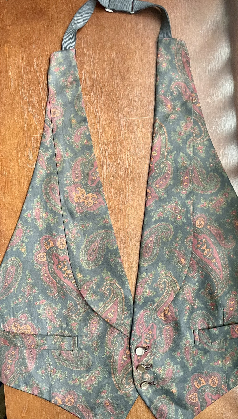 Holliday and Brown-Vintage Silk Paisley Vest-Coach & Horses Yard-Saville Row