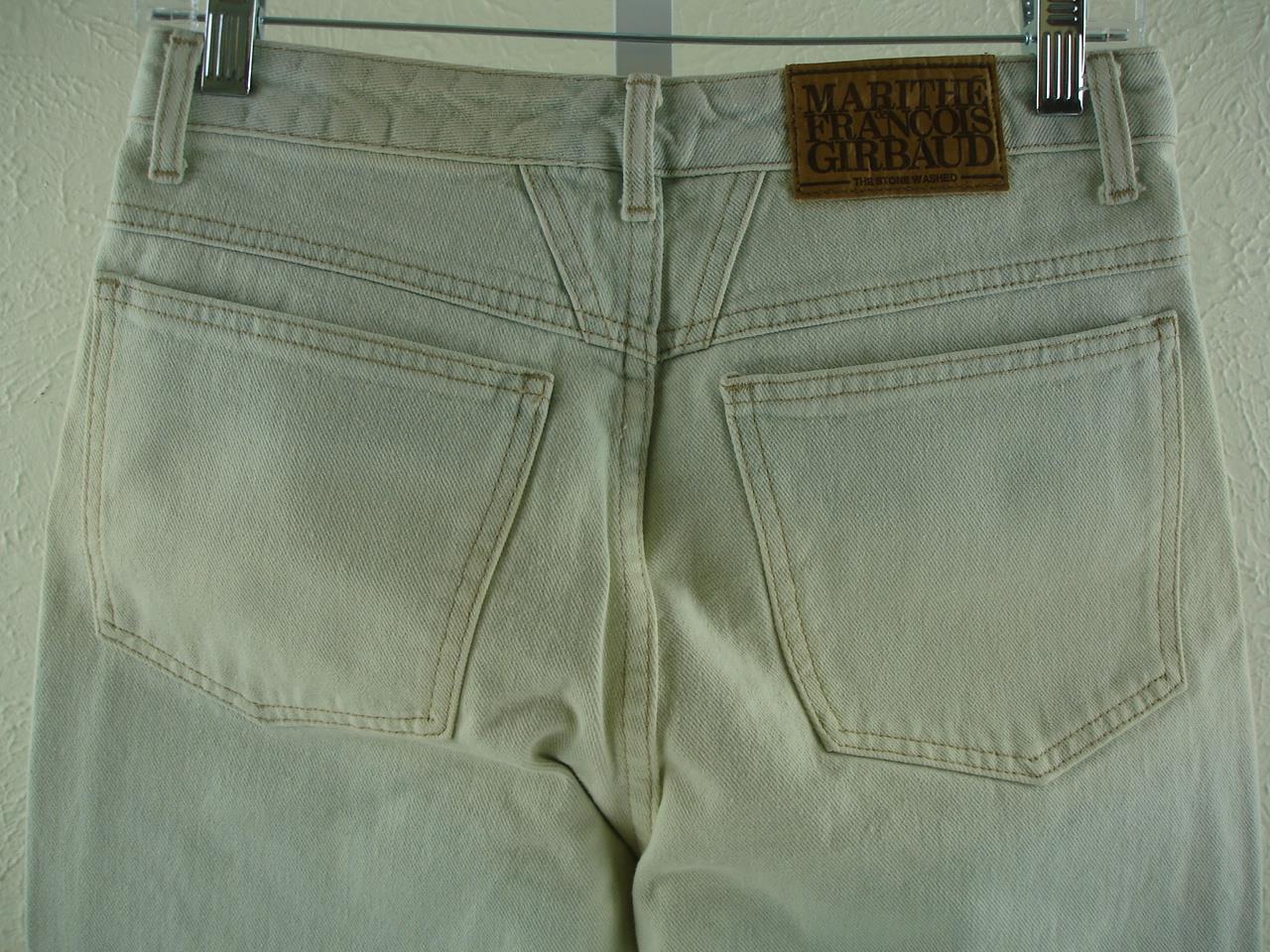 Vtg 1980’s Marithe Francois Girbaud Jeans Women’s 7/8 28 X 26 High Waist Faded