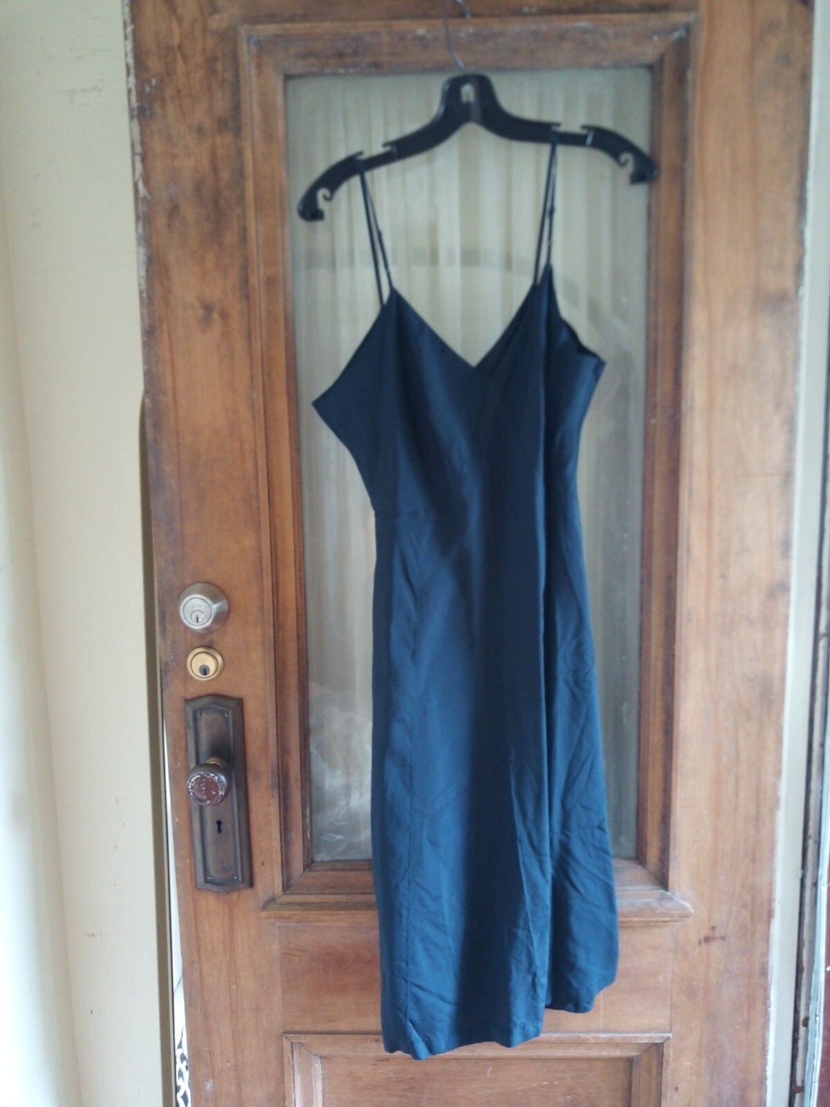 Vintage Kaybar Navy Lingerie Slip Dress Bombshell 40 By Kaymar Garments