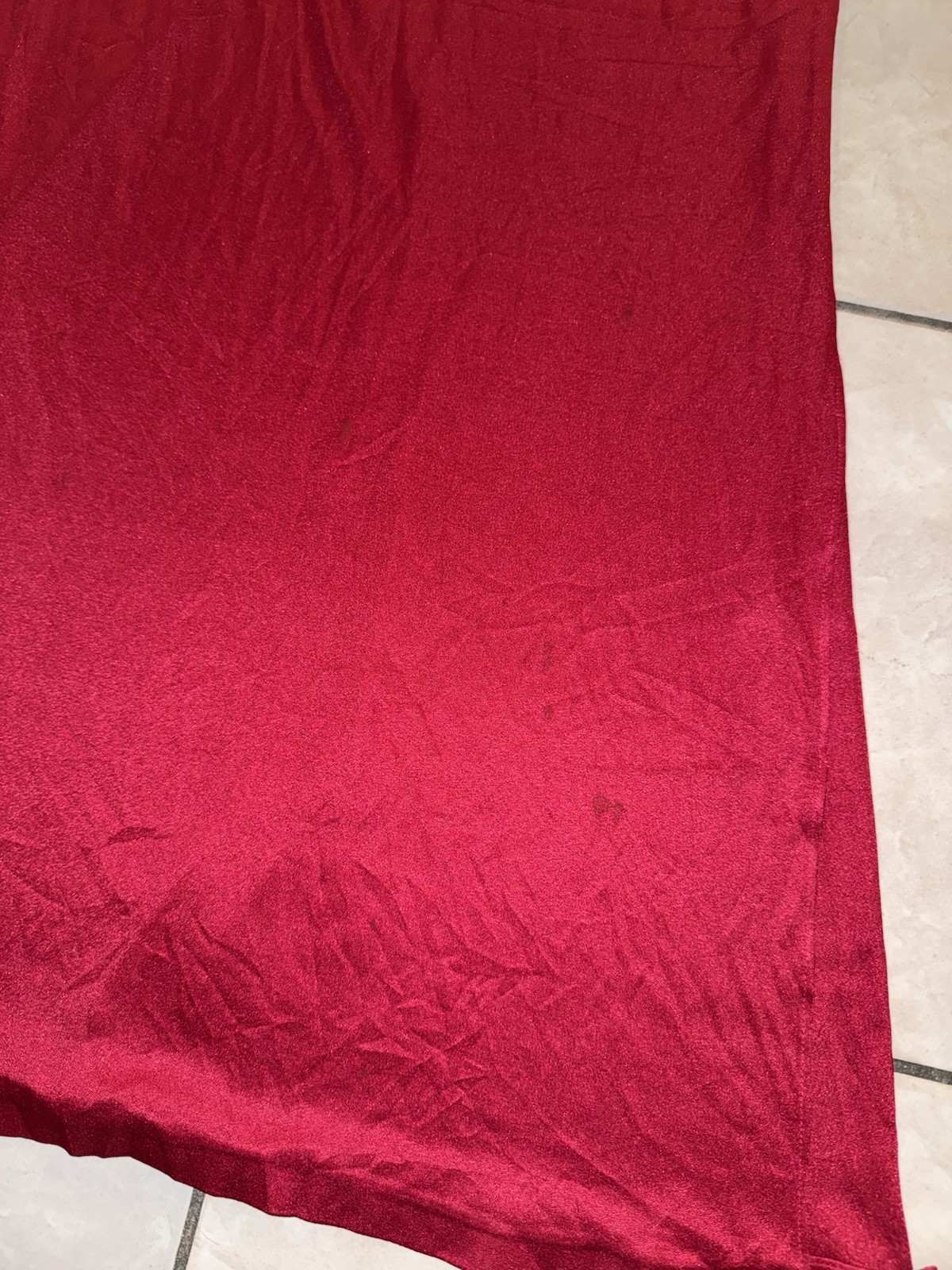 Vintage 1970s Red Cape Sleeve Evening Gown Draped Grecian Maxi Dress