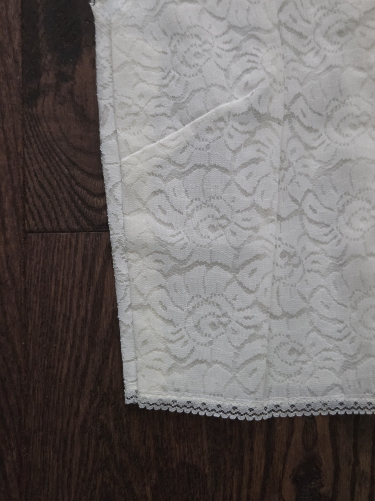 Vintage White Lace Sleeveless Blouse Handmade Sheer Floral Lace Shell Top Retro