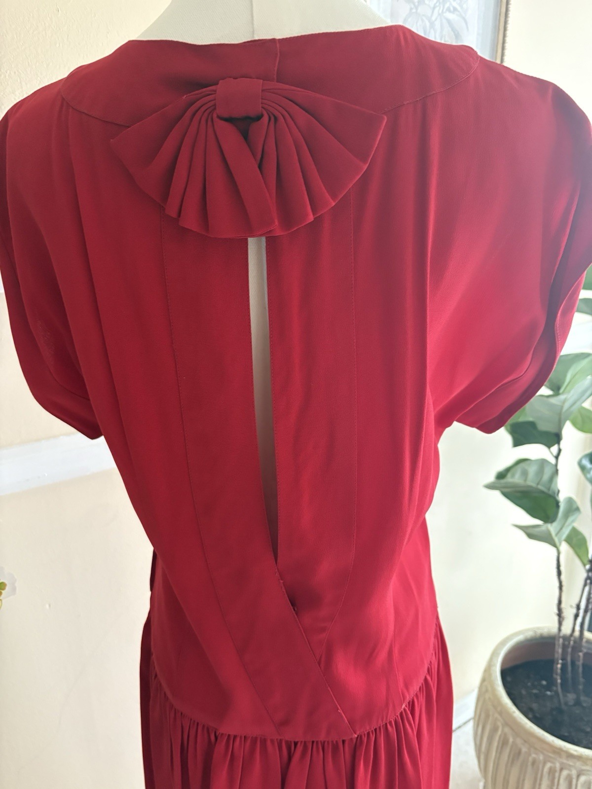 Albert Nipon Vintage Red Dress