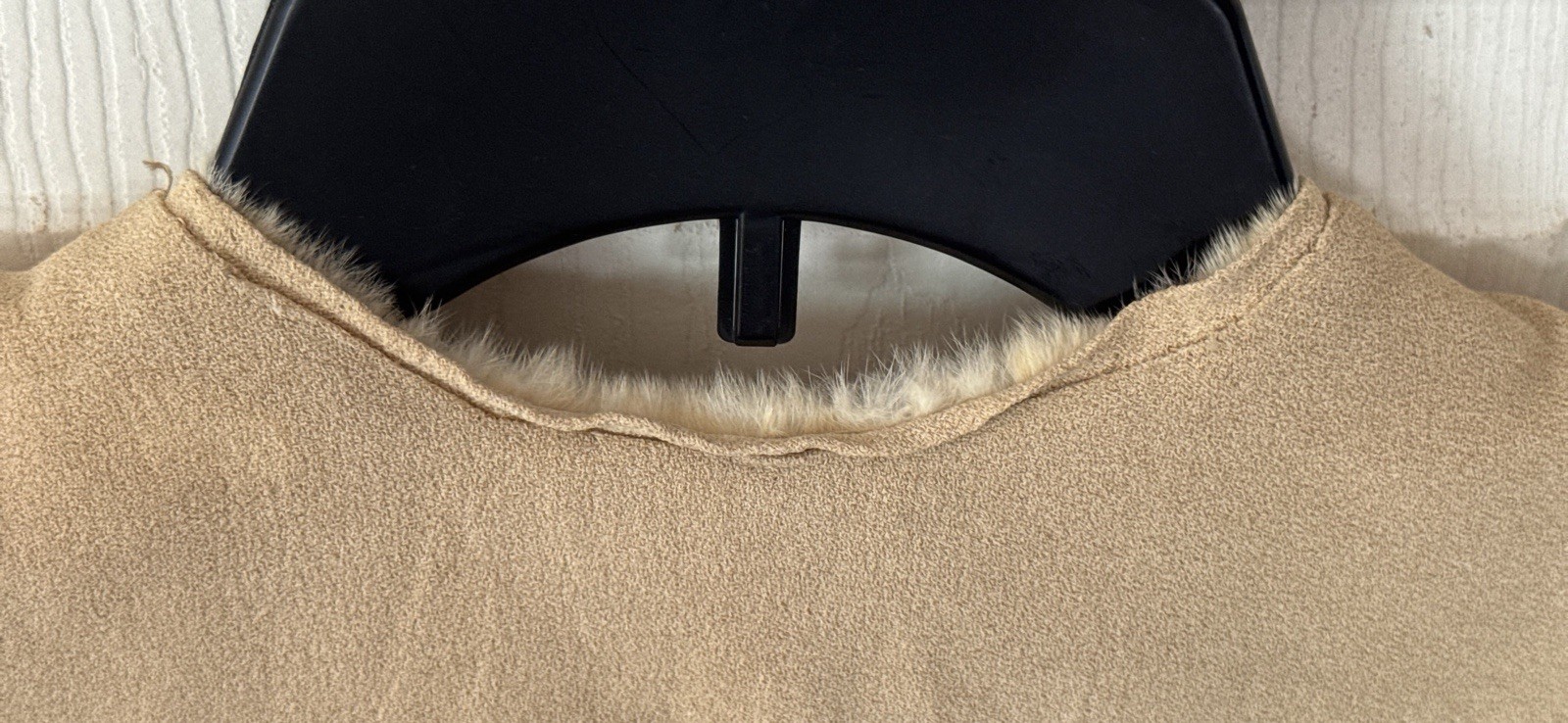 Vintage Ermine Fur Stole Champagne Blonde Color With Dark Brown 45 Tails