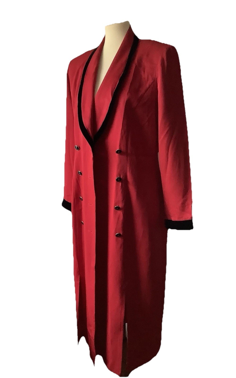 DANNY & NICOLE Red “Coat Dress” (M See Measurements) Excellent VTG condition
