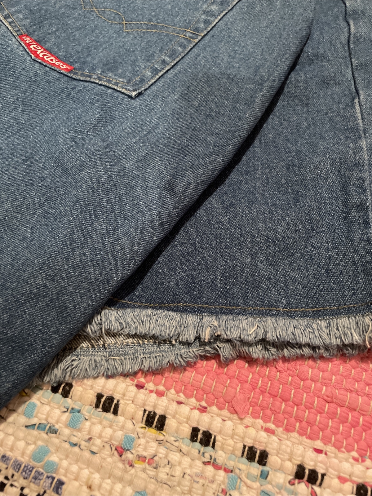 VTG 80s 90s No Excuses Femme Fatale Womens 38/24 Denim Jean Shorts NWT DEADSTOCK