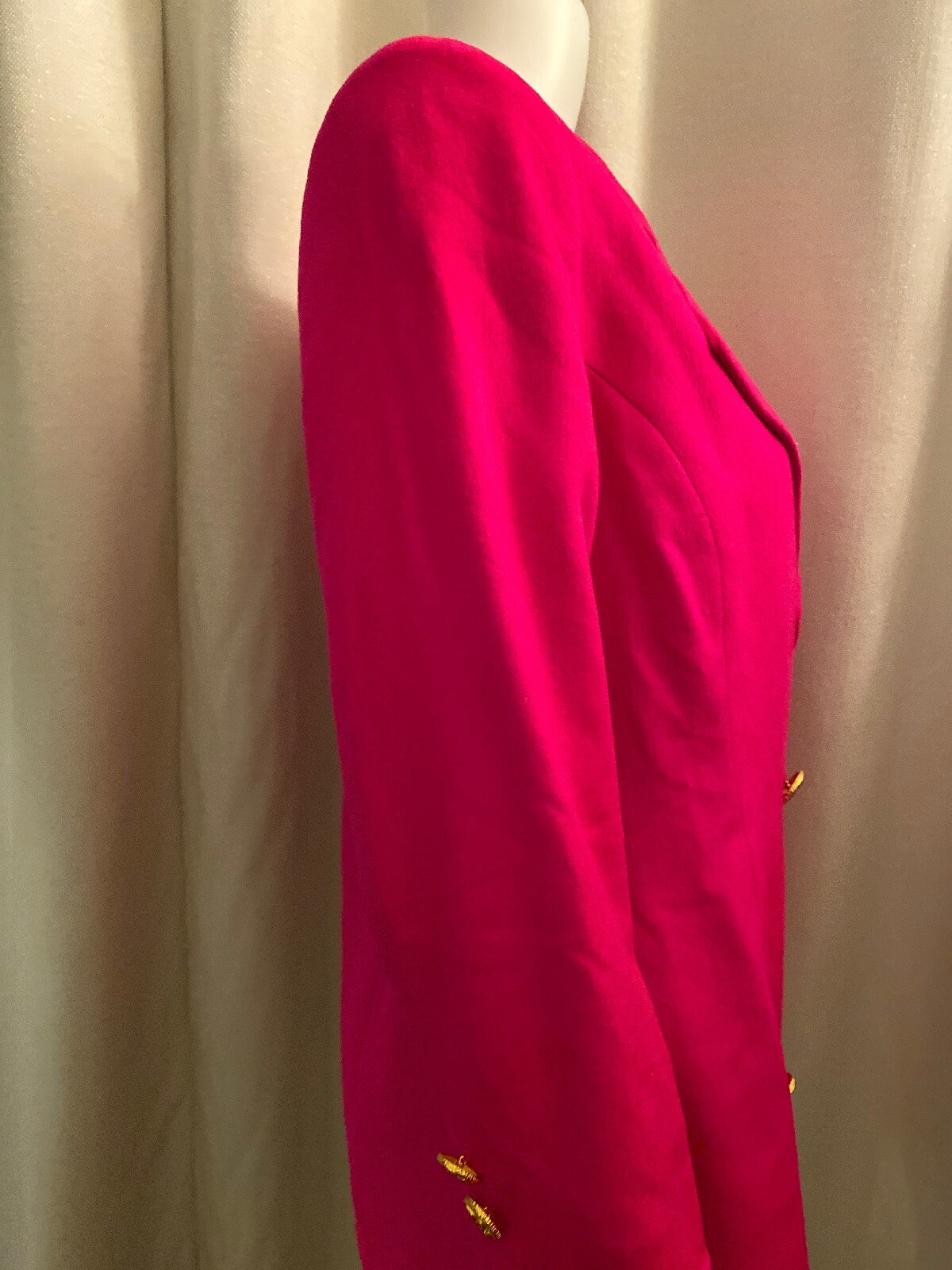 PATRICK KELLY VINTAGE 1980s DESIGNER Blazer Hot Pink