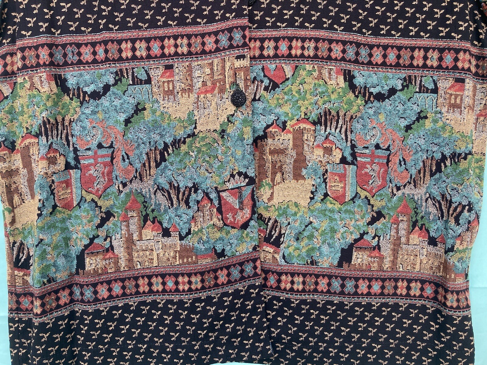 Vintage Karen Kane Petites Brand Ladies Rayon Blouse shirt Size P2
