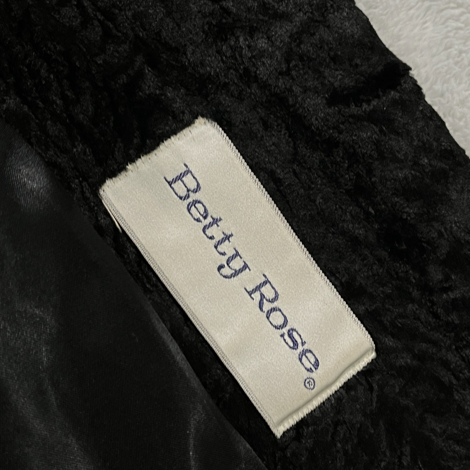 Vintage Betty Rose Coat Women Medium Fur Jacket Button Soft Old Money Preppy 80s