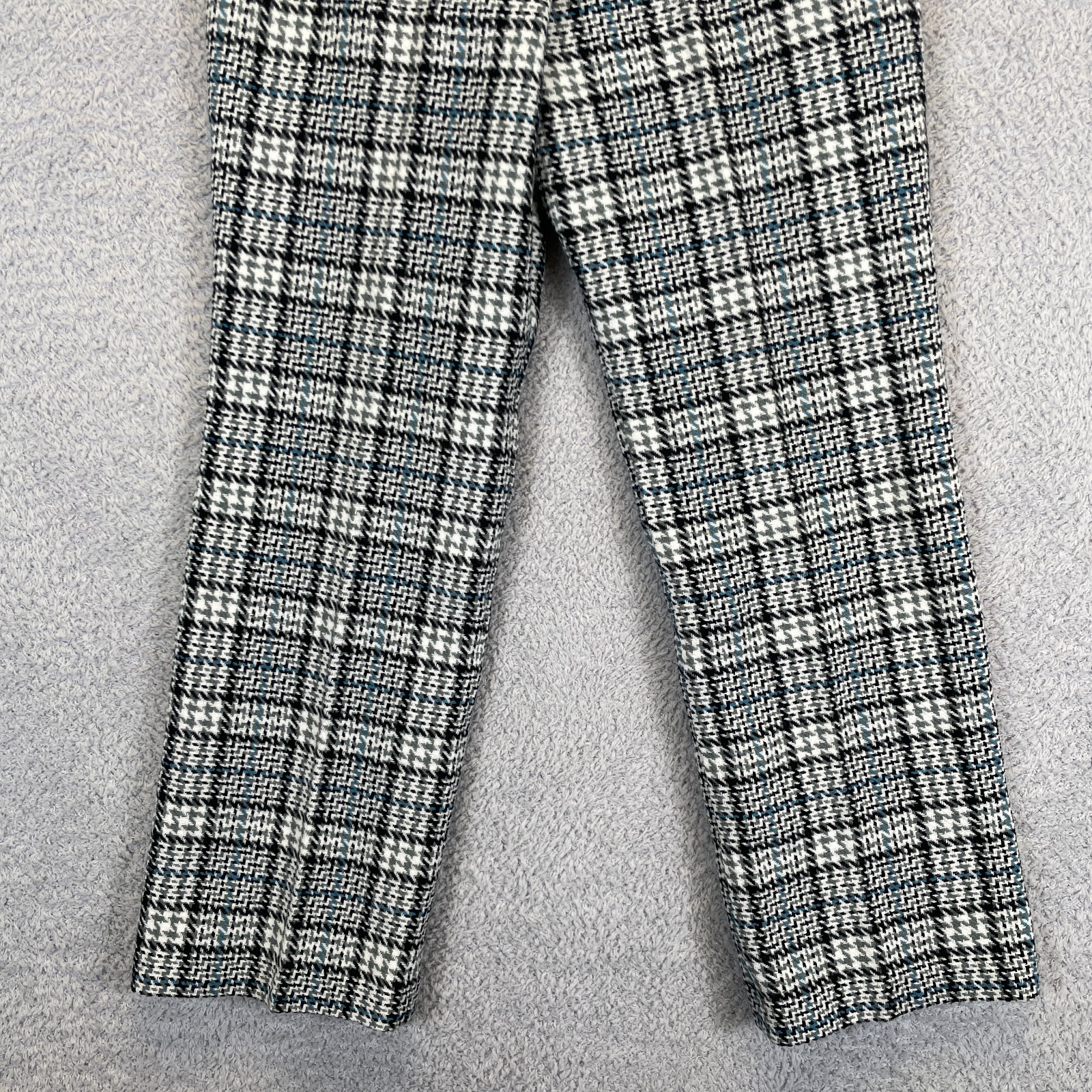 Vintage 70s Preppy Retro Prince of Wales Check Glen Plaid Pants 26″x31″ Japan