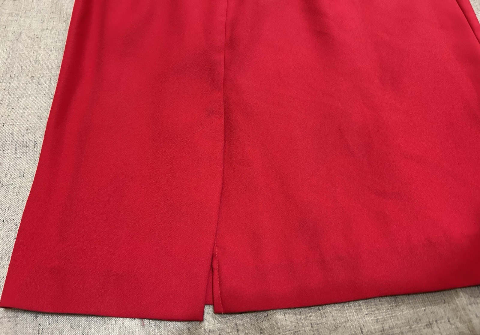 Vintage Dress Late Edition Ltd. Red Sheath Short Sleeve Size 8 Roses Romantic