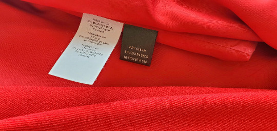 Vintage 90’s – Linda Hutley -Red Color Blazer & Skirt-Designer Jeffrey and Dara