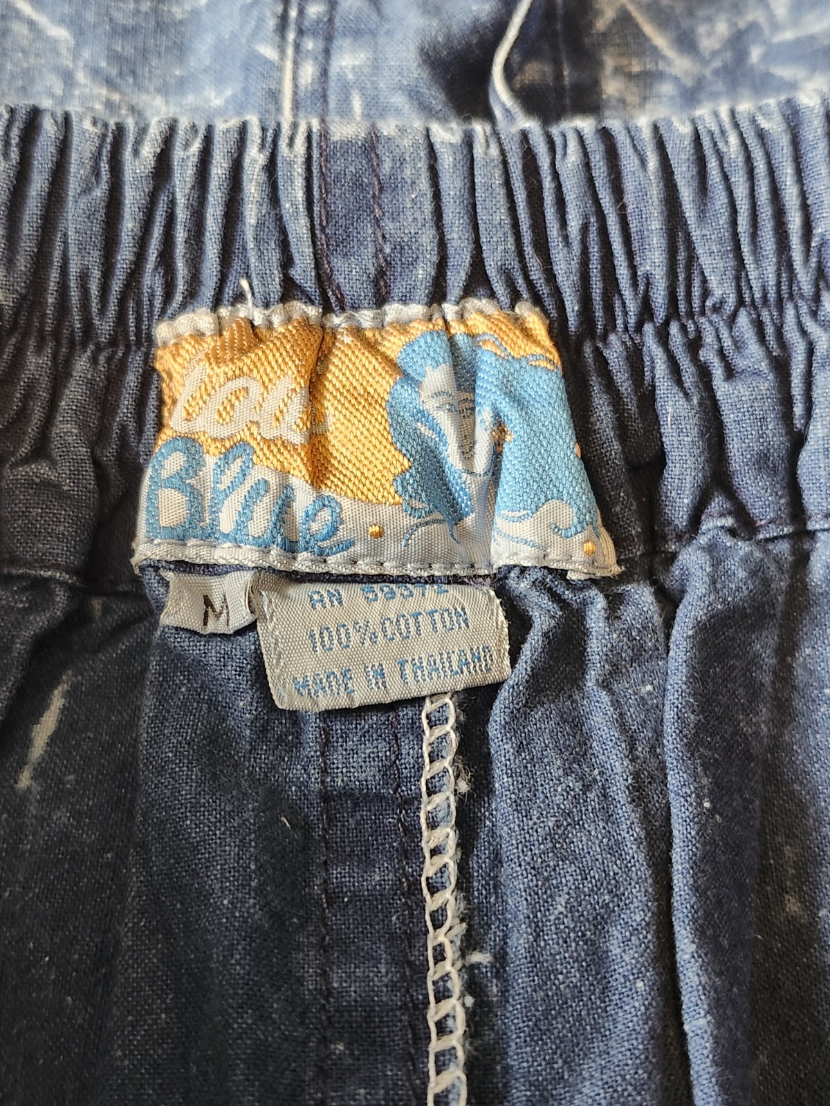 Vintage 80s Skirt and Top Denim Set Western Style w/ Multicolored Beads Snow Blu