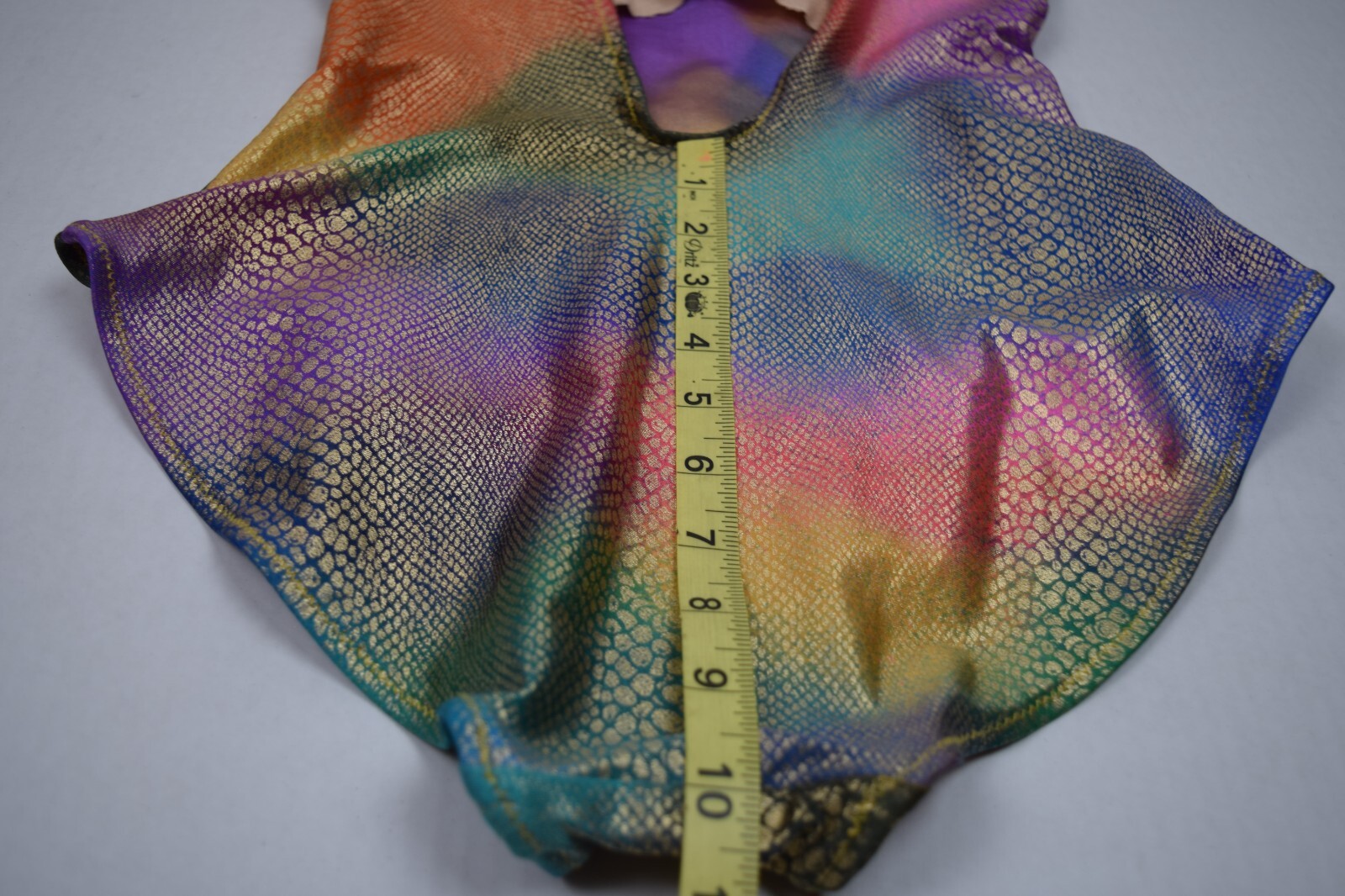 Vintage Swimsuit Gottex Size XS/S 80s Rainbow Snake Skin Print One Piece