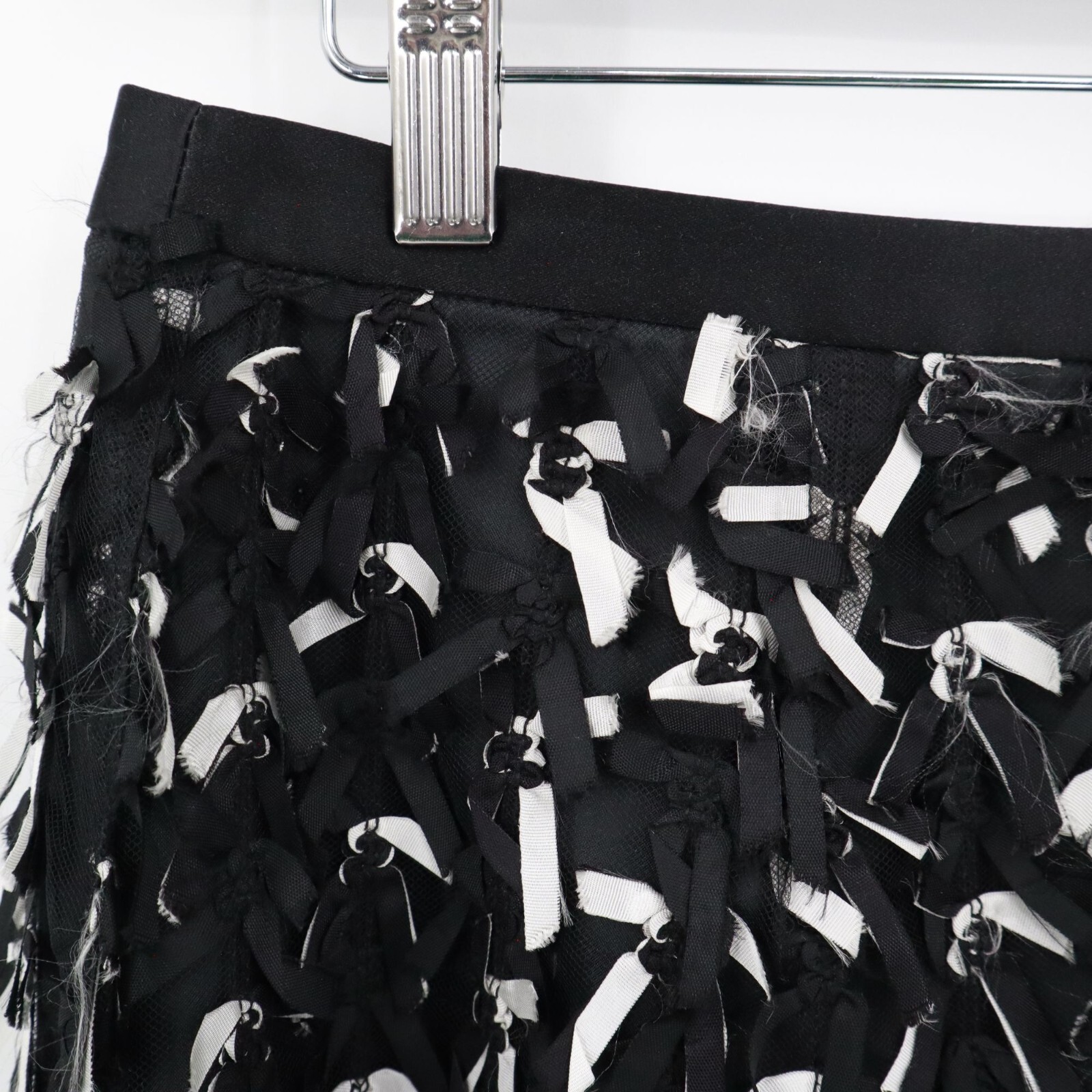 Shani Ribbon Bow Mini Skirt Womens 6 Black Vintage Retro 80s Y2K Twee Whimsigoth
