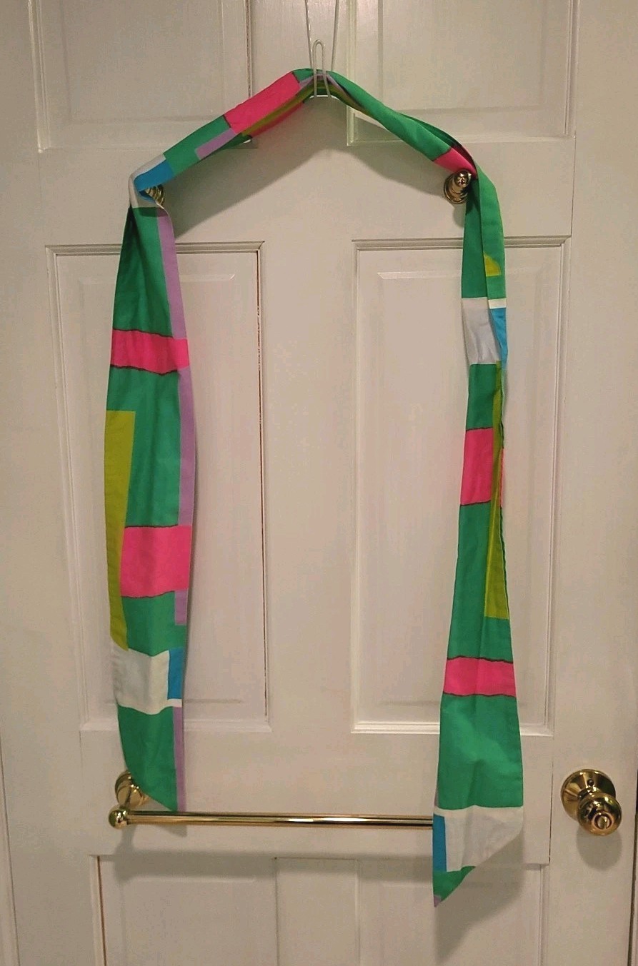 Vintage 1970s Catherine Ogust for Penthouse Gallery Geometric Cotton Tunic Dress
