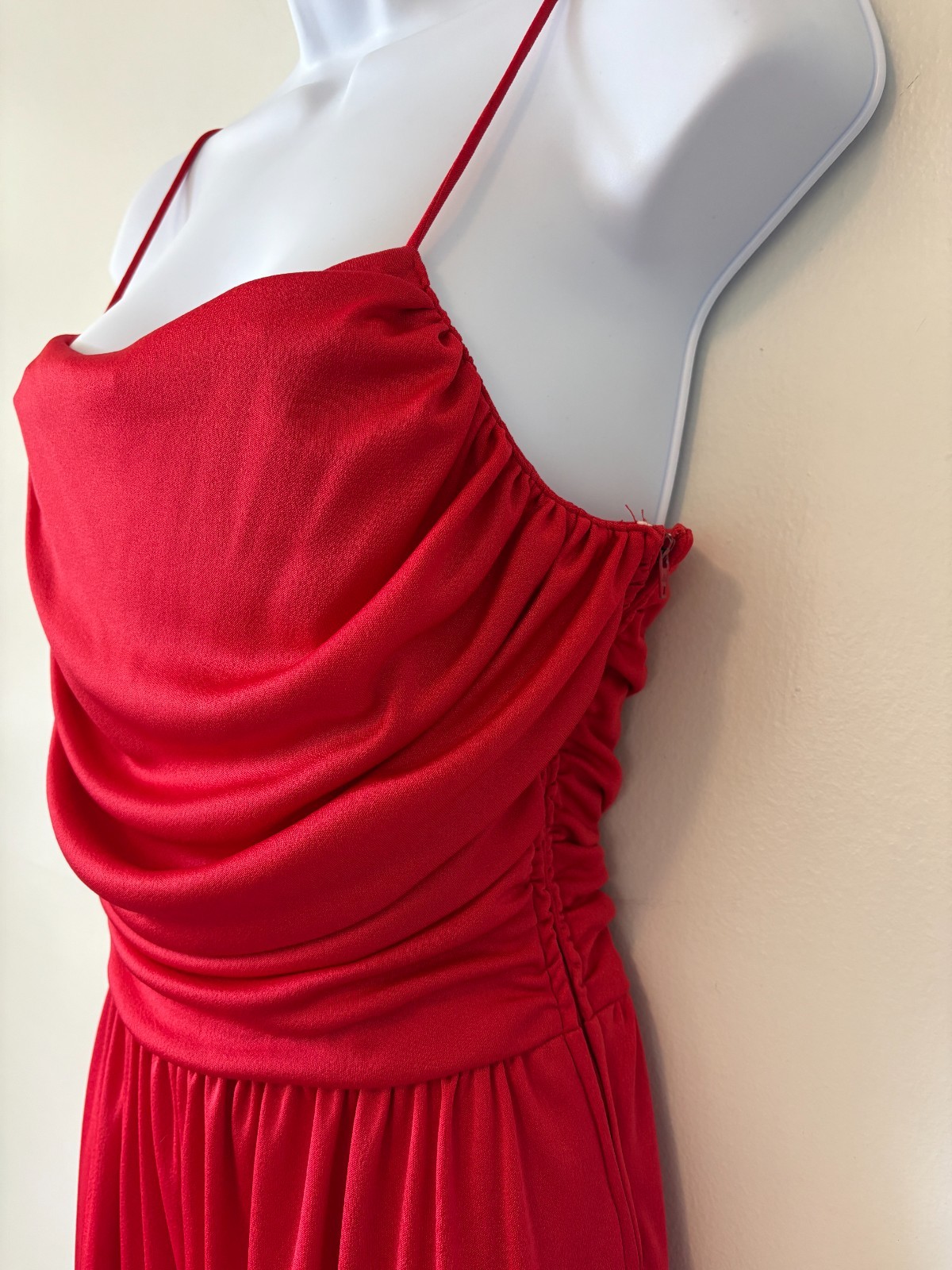Vintage Night Visionz California 3pc Red Jumpsuit Jacket Purse Size 9/10 Small