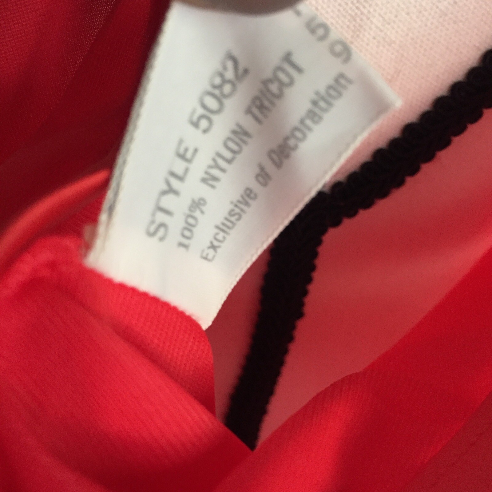 VTG Gossard Artemis Red Nylon Satin Trim Nightgown Swing Nightie Small USA Made