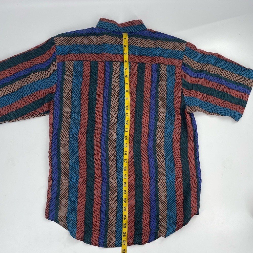 Vintage 100% silk Santana Silk Shirt L