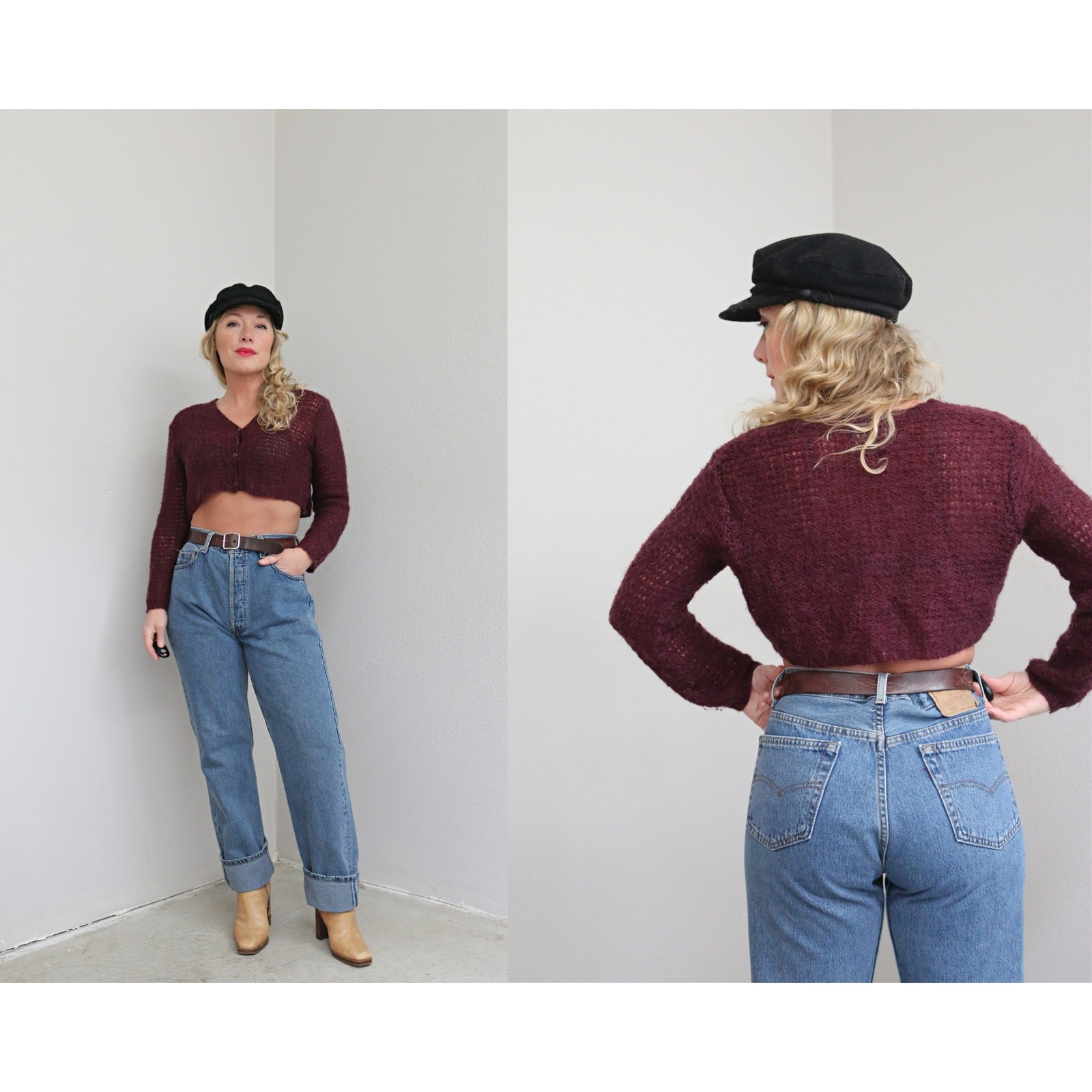 1990’s Vintage USA Made Levis 501 Classic Button Fly Jeans Women’s MD LG 33″ 34″