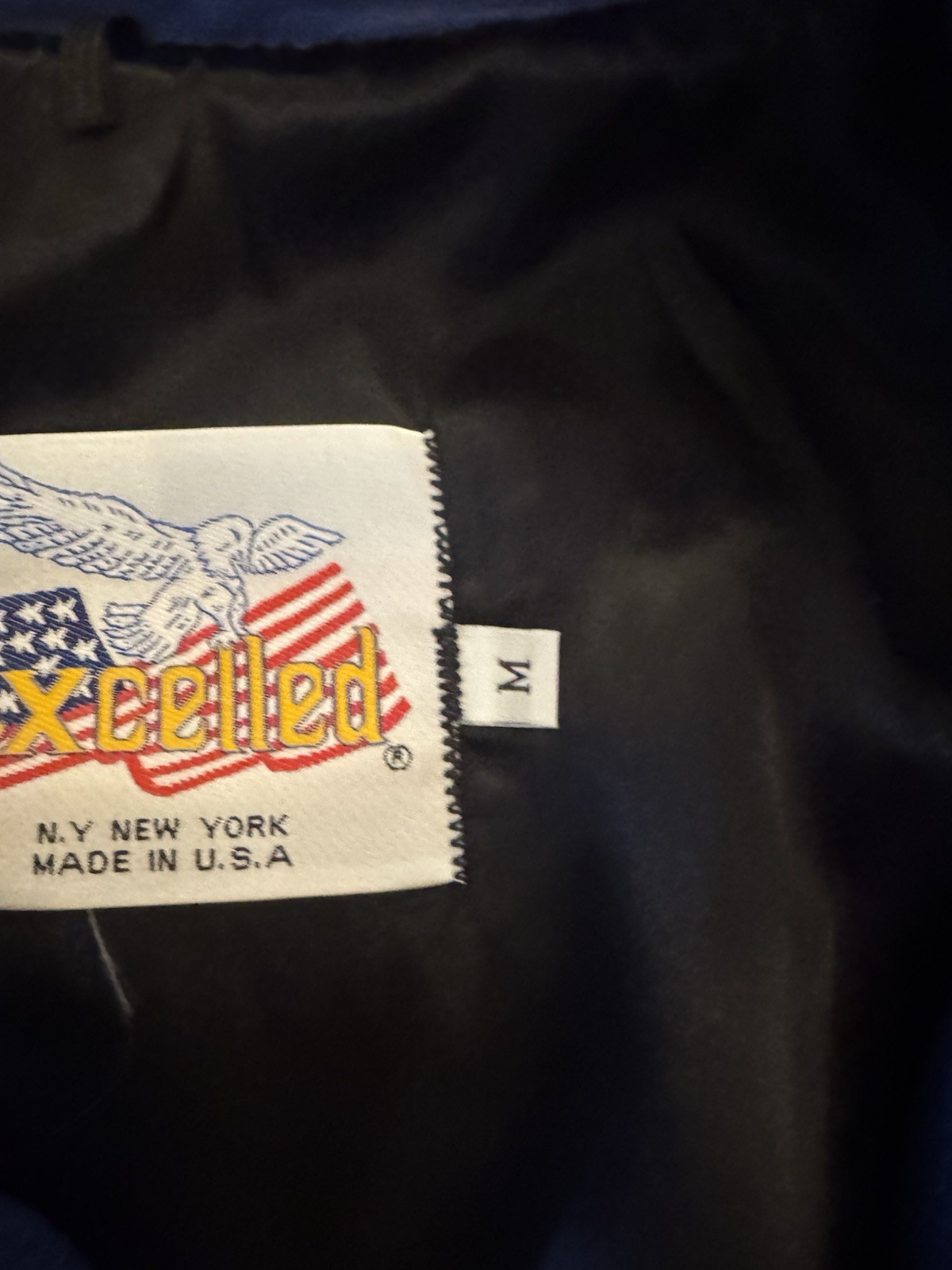 Vintage Tony Lama Leather Jacket Wool Varsity USA Made Excelled Mens M