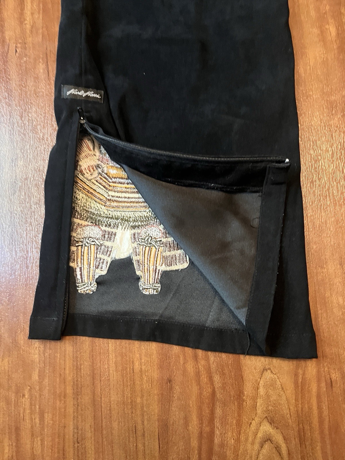 Karl Kani Vintage 90’s KK2 Women’s Velvet Drawstring Pants Samurai 11/12 Black