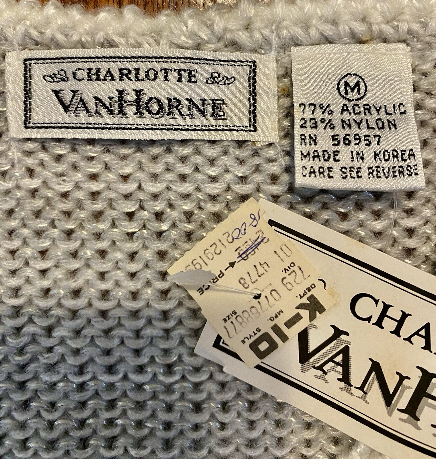 2 Vintage 1980s Women’s Sweaters New with Original Tags