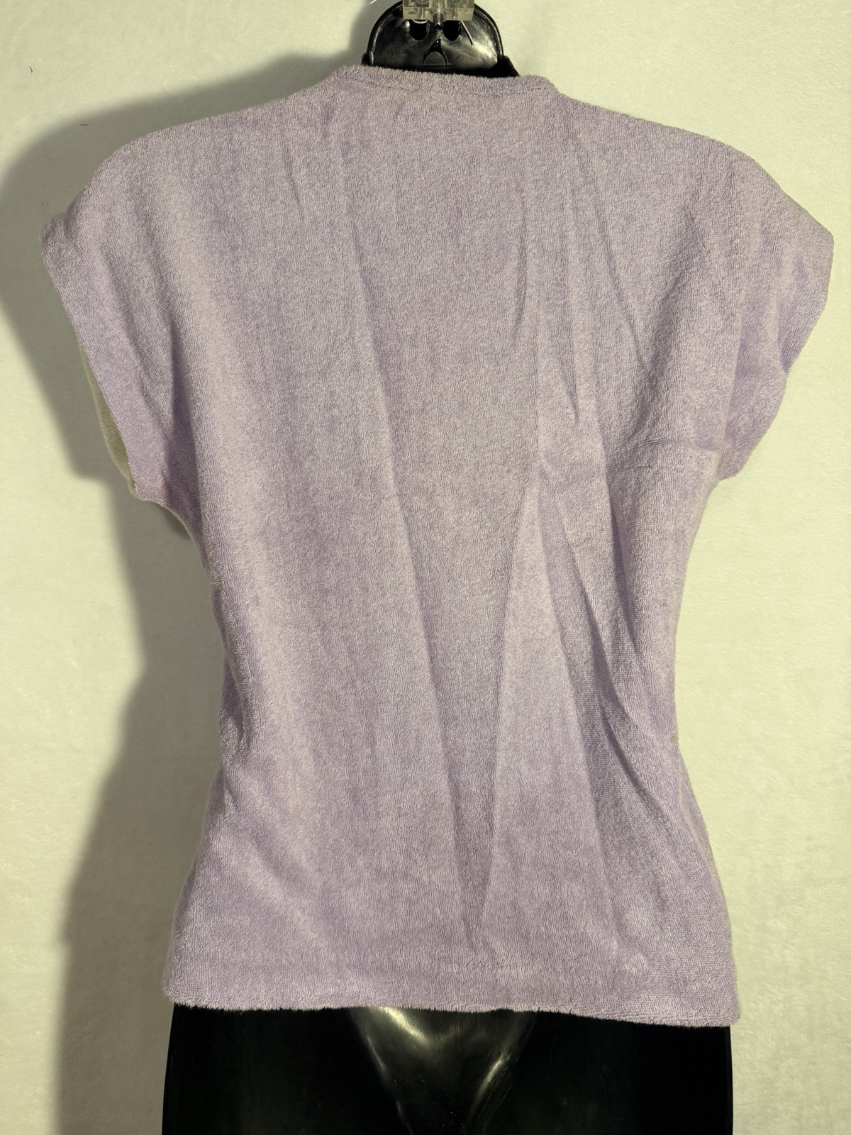 Purple,teal&white 2 Piece Vtg Outfit Terrycloth Rare Shorts Women’s Small Rare
