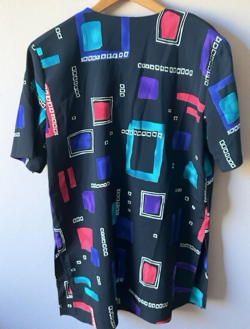 Vintage Christie & Jill Black Button Up Blouse. Medium