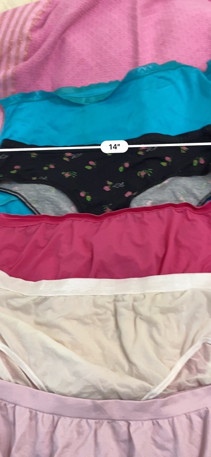 VINTAGE mix lote 7PANTIES#6084