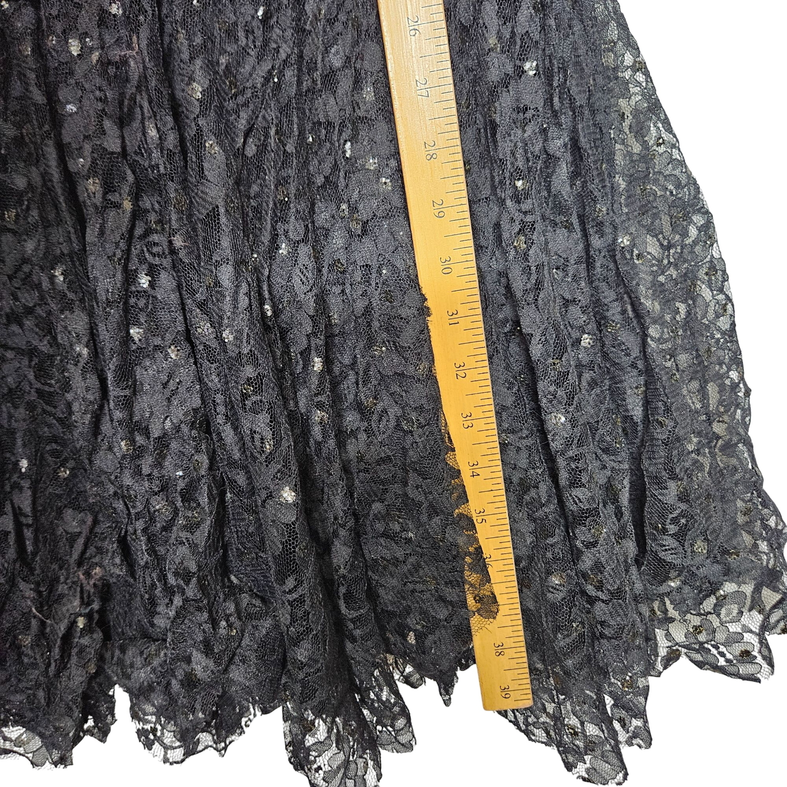 Vintage 80s 90s Lace Dress 5/6 Skater Grunge Whimsigoth Fairy Addams Mermaid