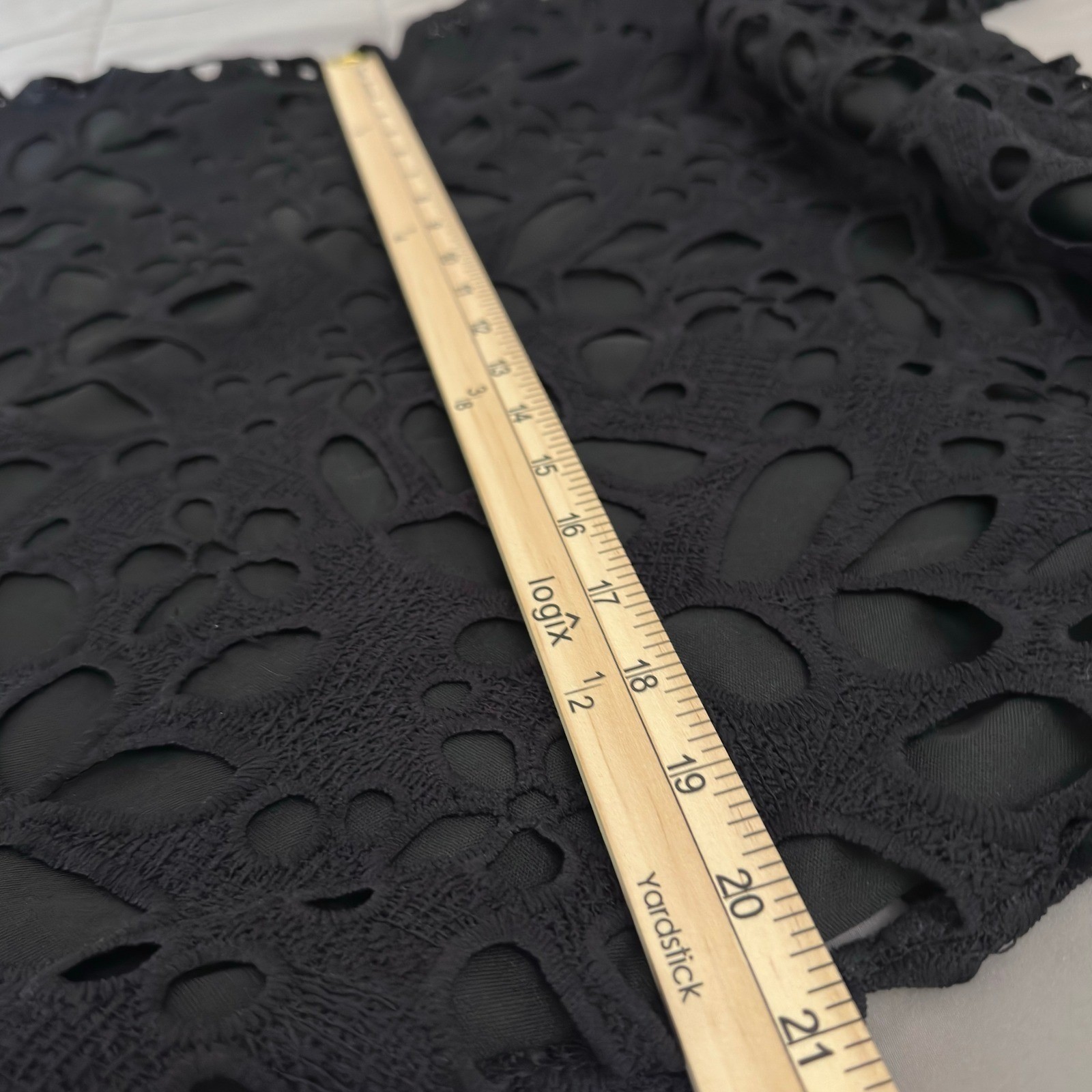 PRETTYGARDEN Women’s XL Black Floral Cutout Lace Shift Dress NWT Modest