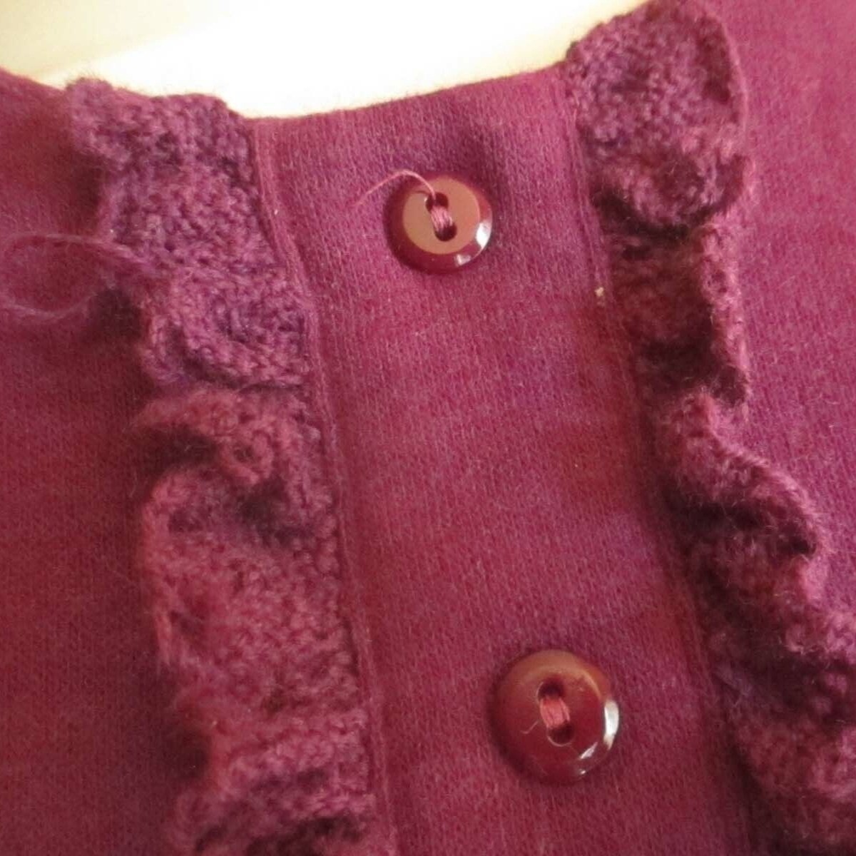 1970’s Women’s Dress 6 Small Vintage Minnesota Woolens Purple Belted
