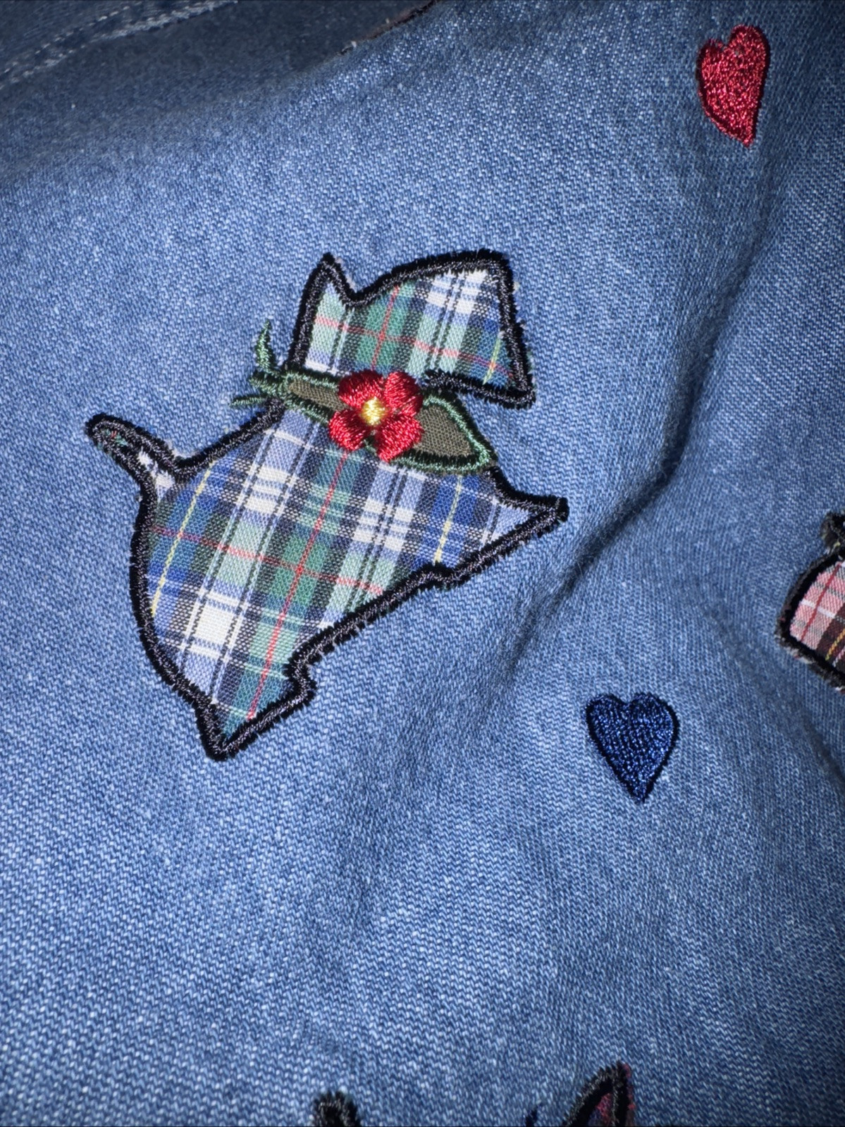 Quizz Again & Co Shirt Women’s Medium Scottie Dog Button Down Teacher Dog Lover