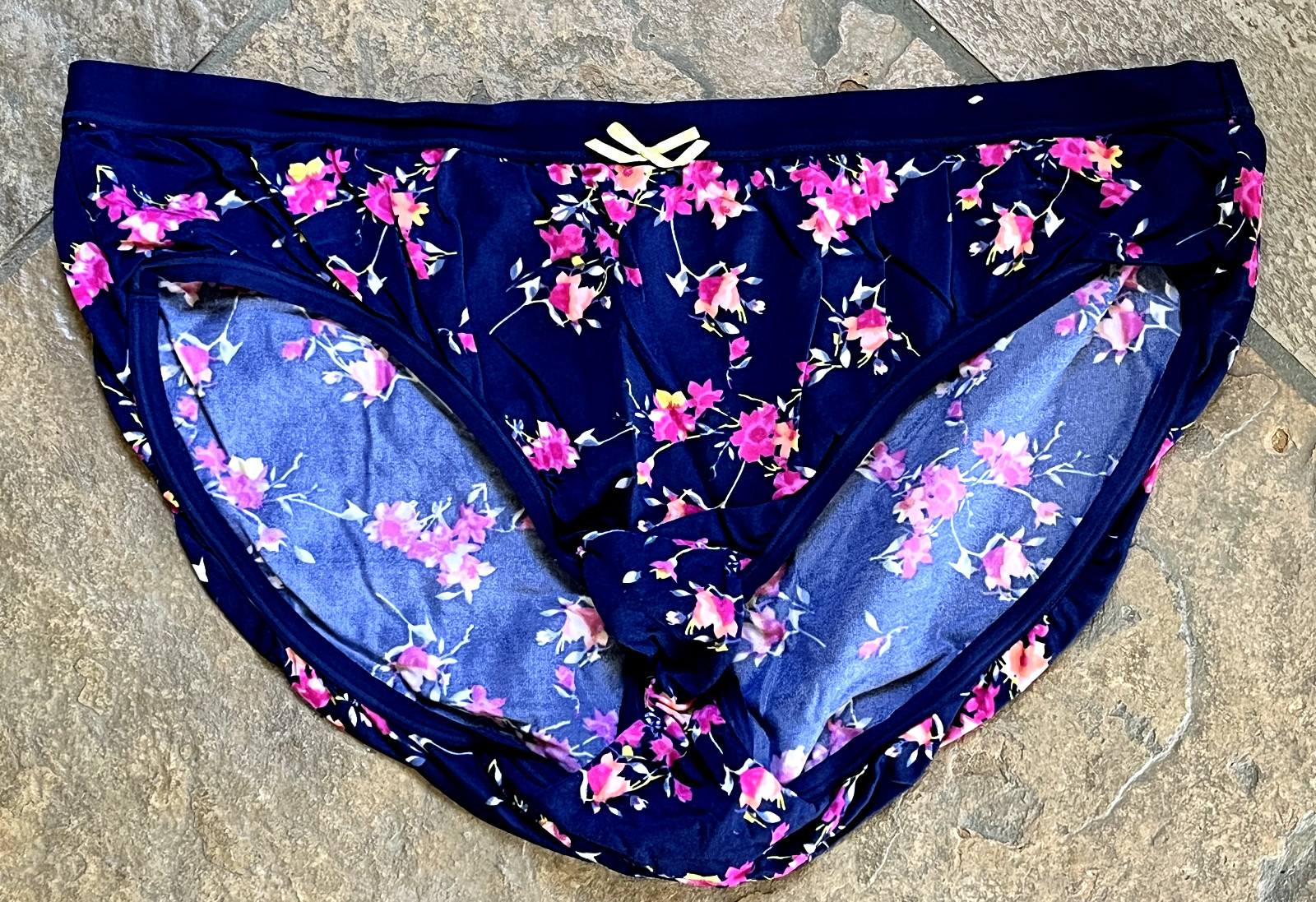 325 CACIQUE 14/16 Silky Smooth Floral NO SHOW Hipster Panties #8855