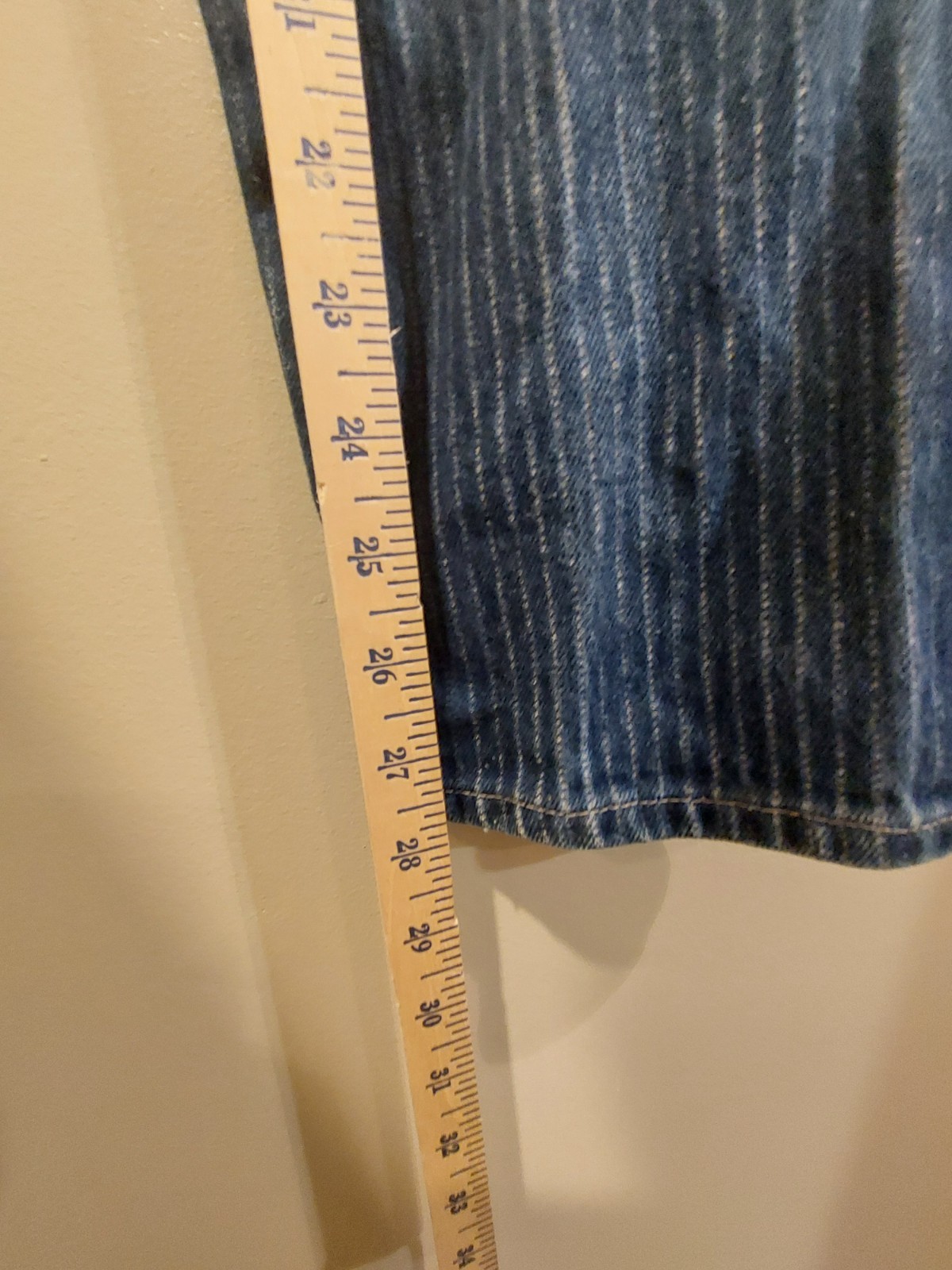 Vintage 70s 80s Riders by Lee Womens Blue Jeans – Pin Striped – Size 0-2 – Rare