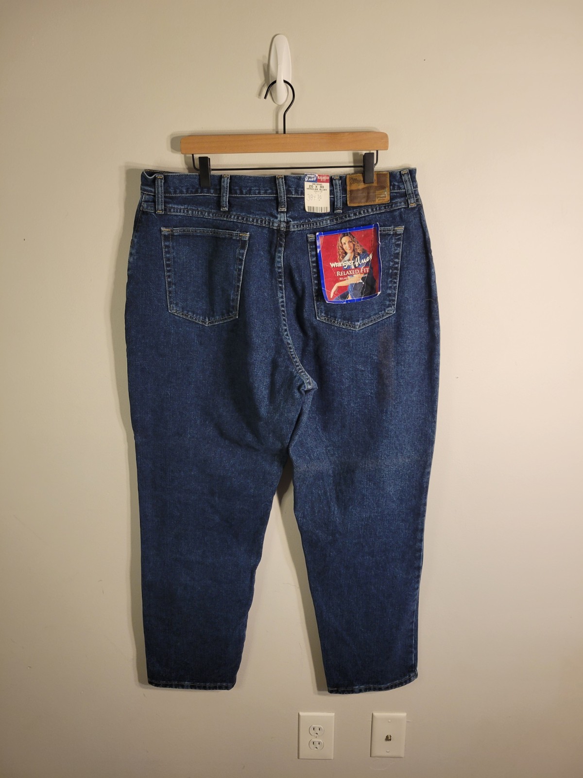 Vintage 90’s Deadstock Womens Wrangler Blues Relaxed Fit Jeans Size 38 Waist