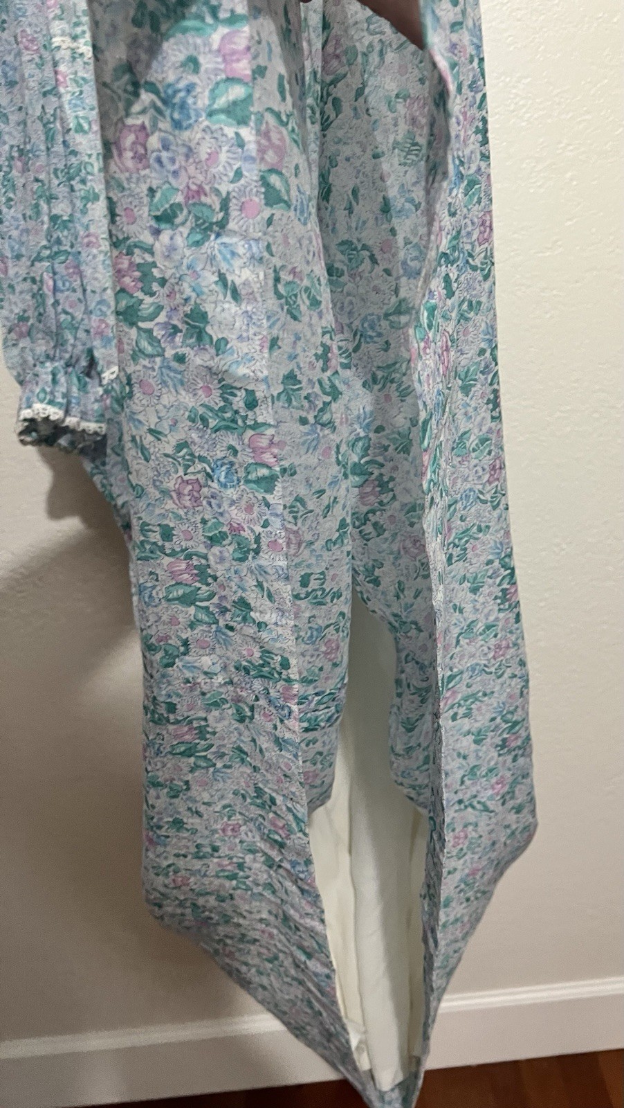 Vtg 1970s Sm English Tiered Prairie Pioneer Ccottagecore Maxi Jane Austen Dress