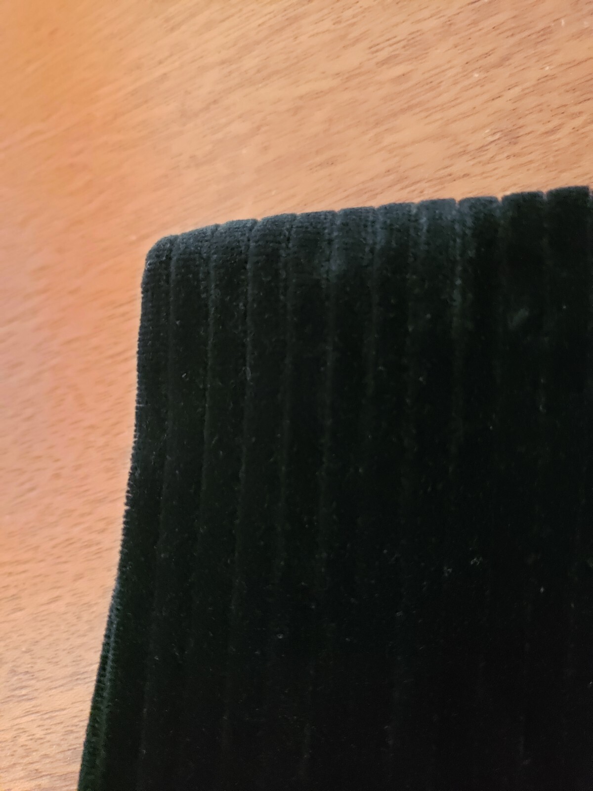 Vtg Pedestal Originals Dress Velvet Corduroy Like V Neck Black Sm
