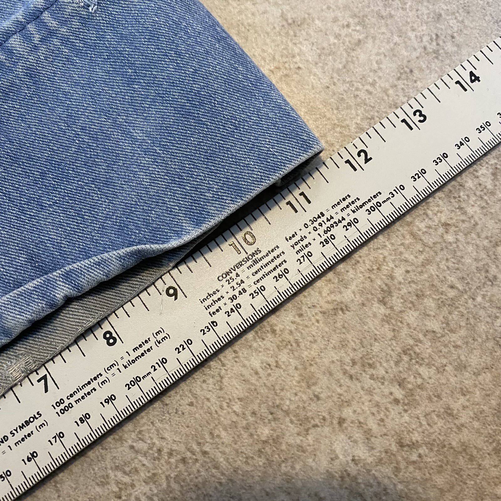 Vintage 80s Hands Off Flare Bell Bottom Jeans 33 X 30 True Vintage Boho Indie