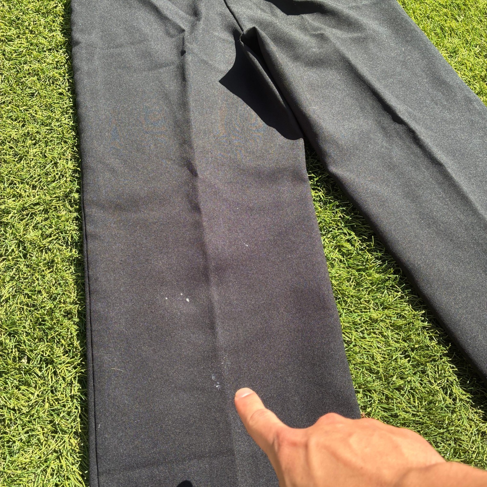 Vintage Levi’s Black Straight Leg Trousers 27×30