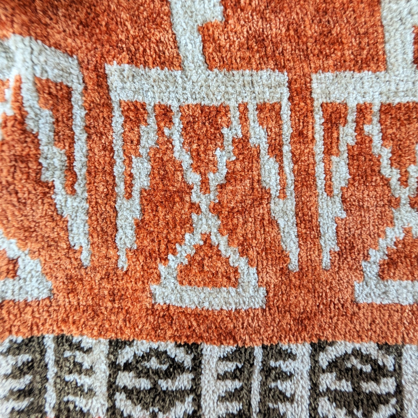 VTG Chenille Sweater Womens Sz Large CB Milligan Santa Fe Southwest Aztec Tribal