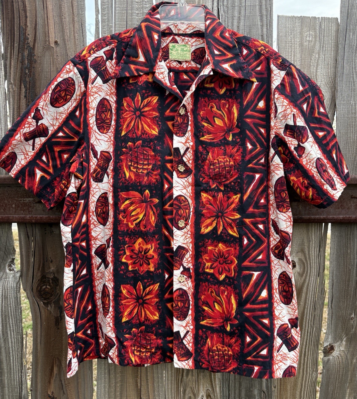 Vintage 60s Ui Makai Hawaiian Honeymoon Set Dress & Men’s Shirt