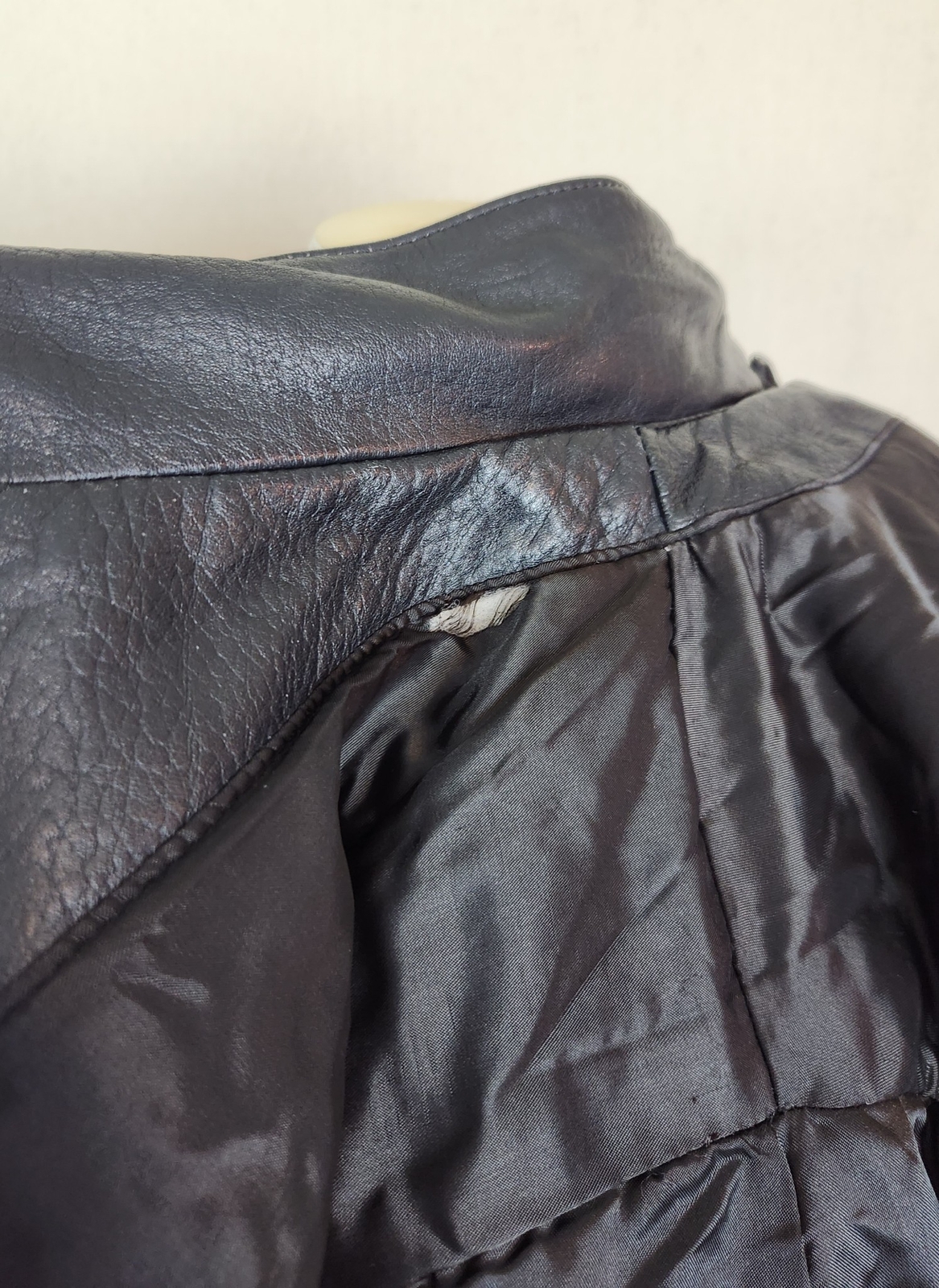 Vintage & Unique PELLE STUDIO Womens Black Leather Coat Jacket w/ Belt size M