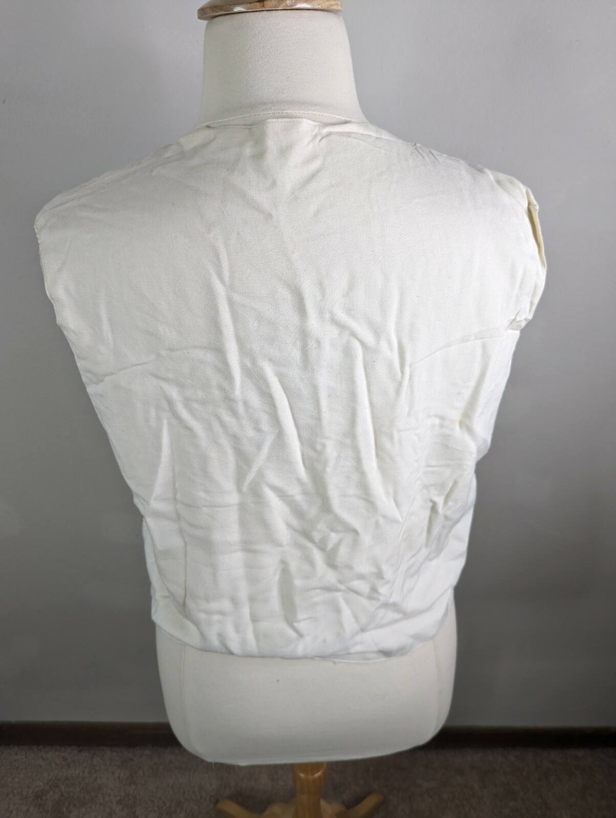Vintage 90s Women’s Vest Size XL Weave Quilted Women’s V2J Braided Check