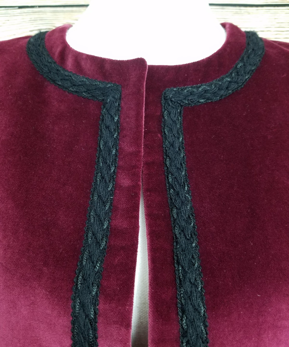 Vintage LOMBARDI INC Velvet Jacket/Blazer Lined Size 12 Made in Hartford, Ct
