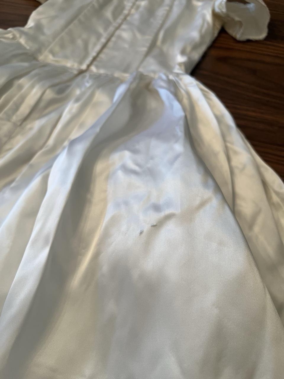 Jessica McClintock Gunne Sax Vintage 80s White Formal Wedding Dress Size XS